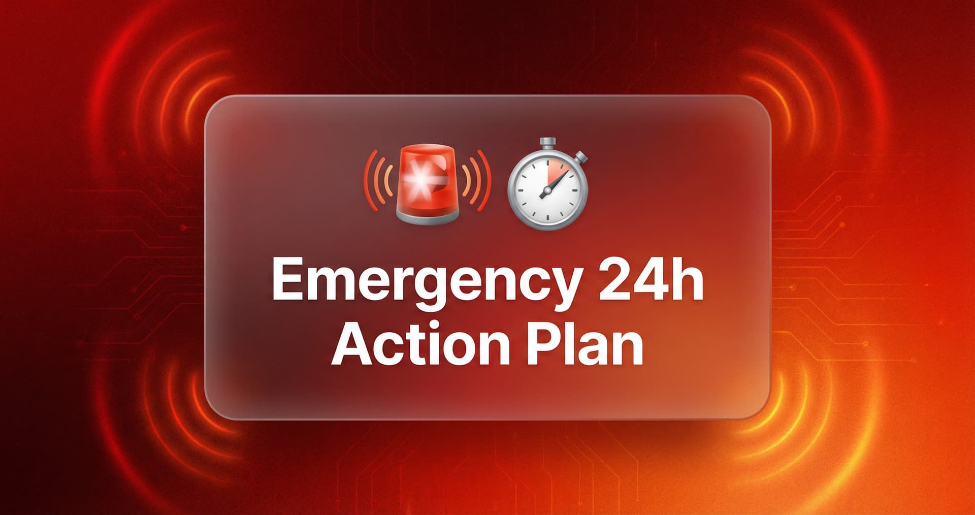 Discovered a Leak RIGHT NOW? Your Emergency 24-Hour Action Plan